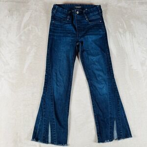 Liverpool Jeans Women 2/26 Columbia Blue‎ Double Fray Hem Liv Non Skinny Skinny